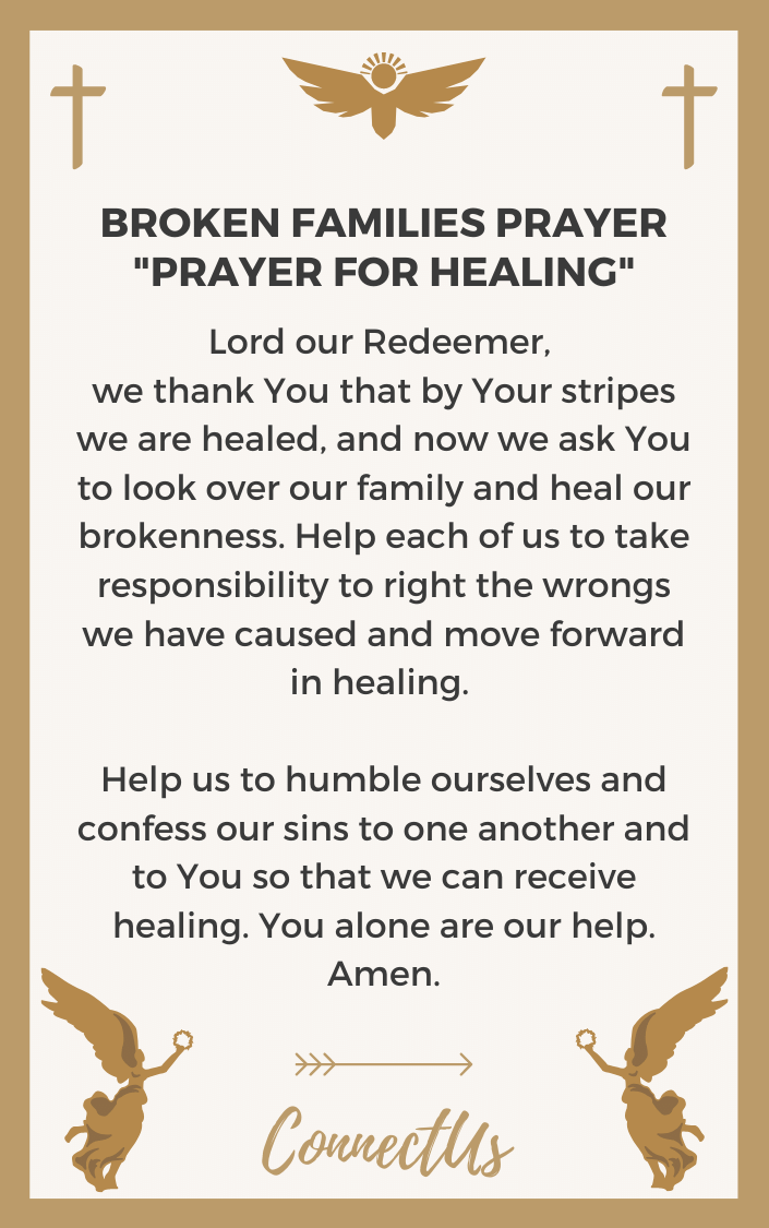 11 Powerful Prayers for Broken Families – ConnectUS