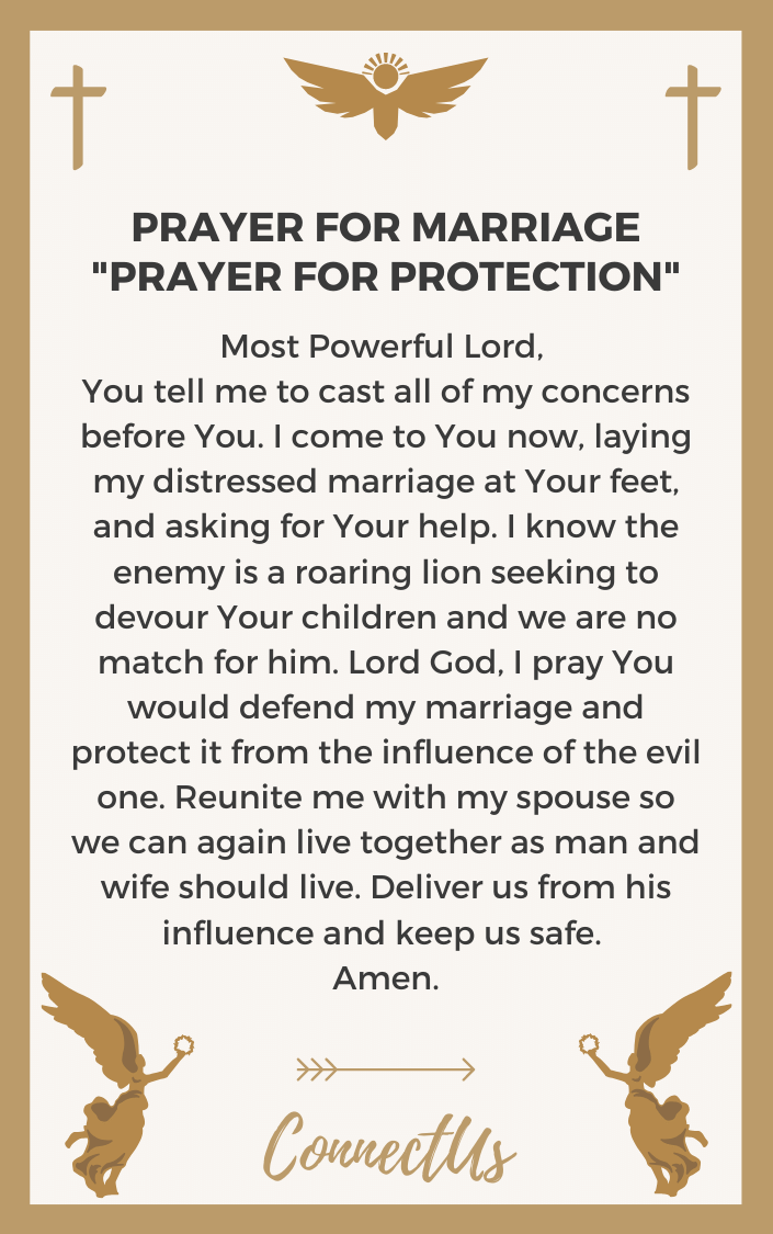 11 Strongest Prayers for Marriage Restoration after Separation – ConnectUS