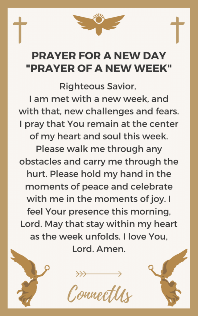 25 Powerful Prayers for a New Day – ConnectUS