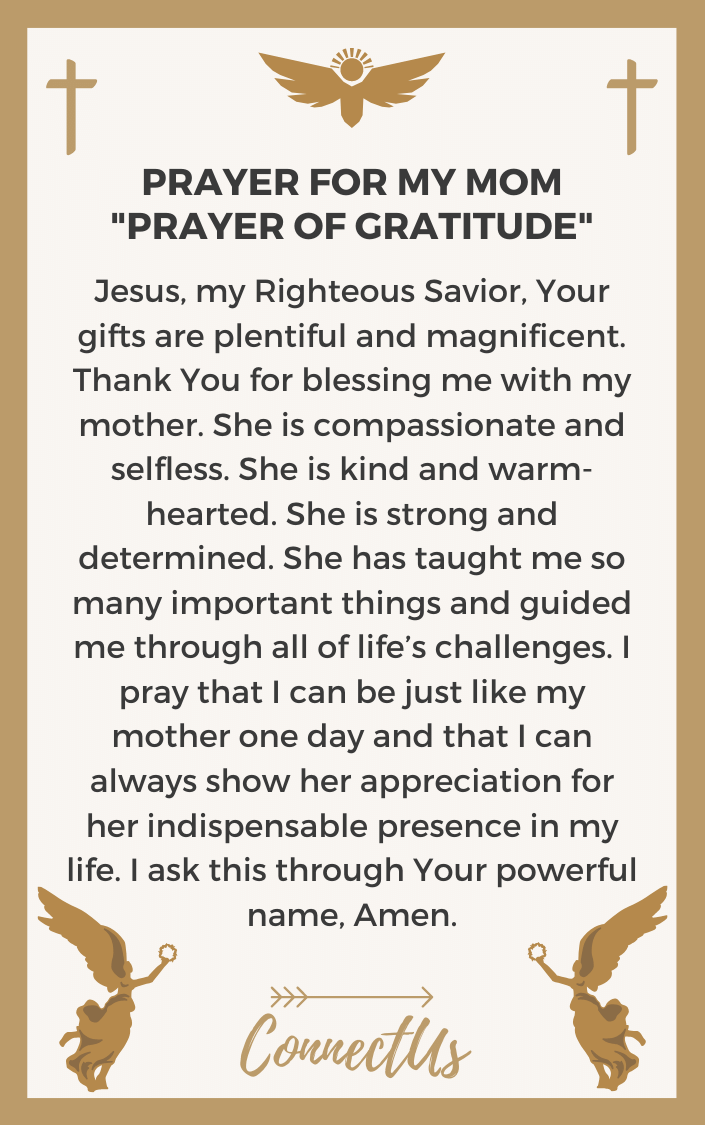 10 Powerful Prayers For My Mom – Connectus