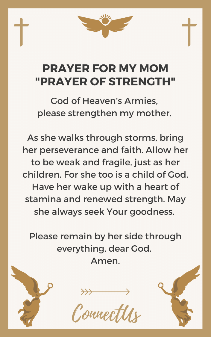 10 Powerful Prayers for My Mom – ConnectUS