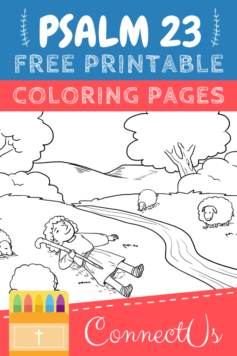 Free Printable Psalm 23 Coloring Pages for Kids – ConnectUS