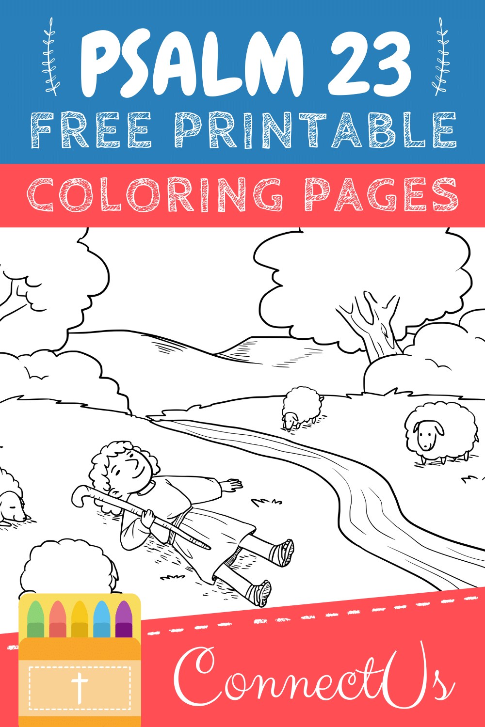 psalm 23 coloring pages