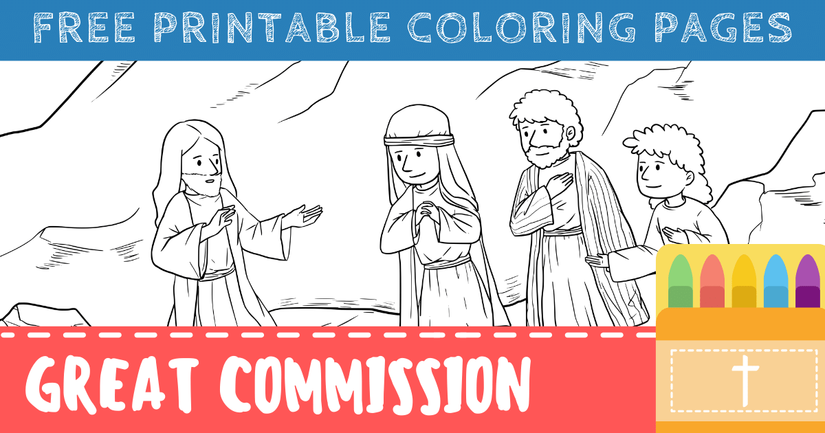 The Great Commission Coloring Pages