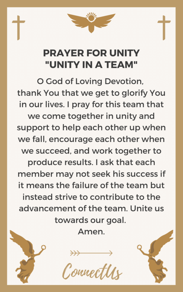 10 Powerful Prayers for Unity – ConnectUS