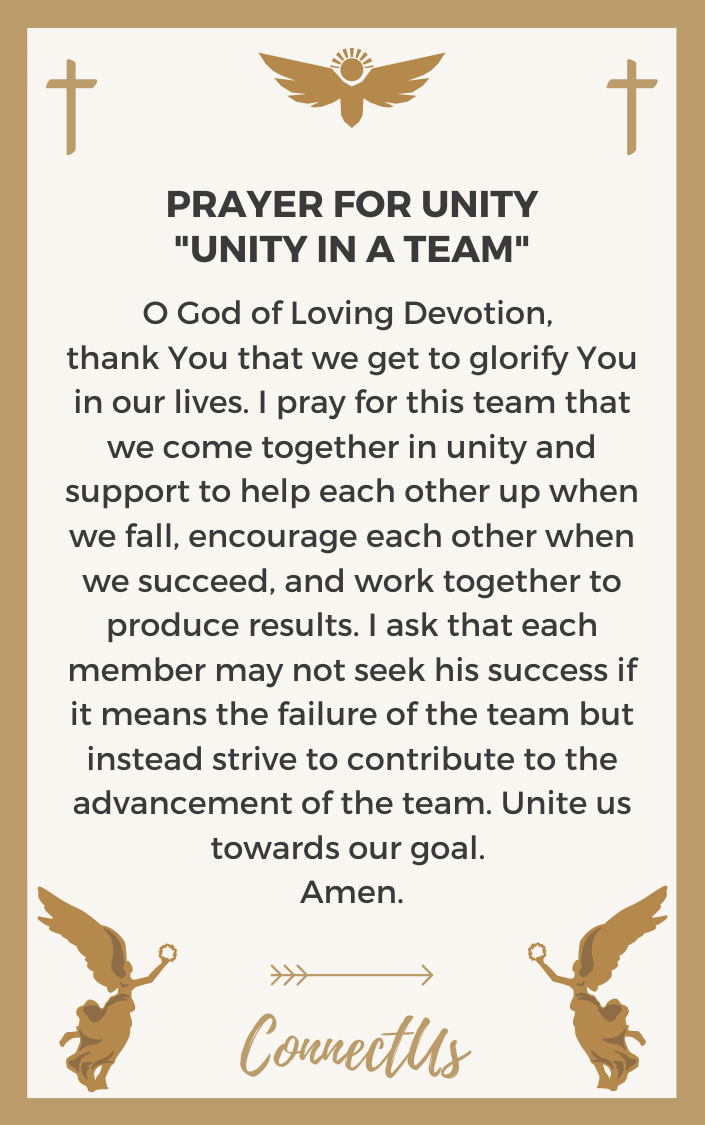 10 Powerful Prayers for Unity – ConnectUS