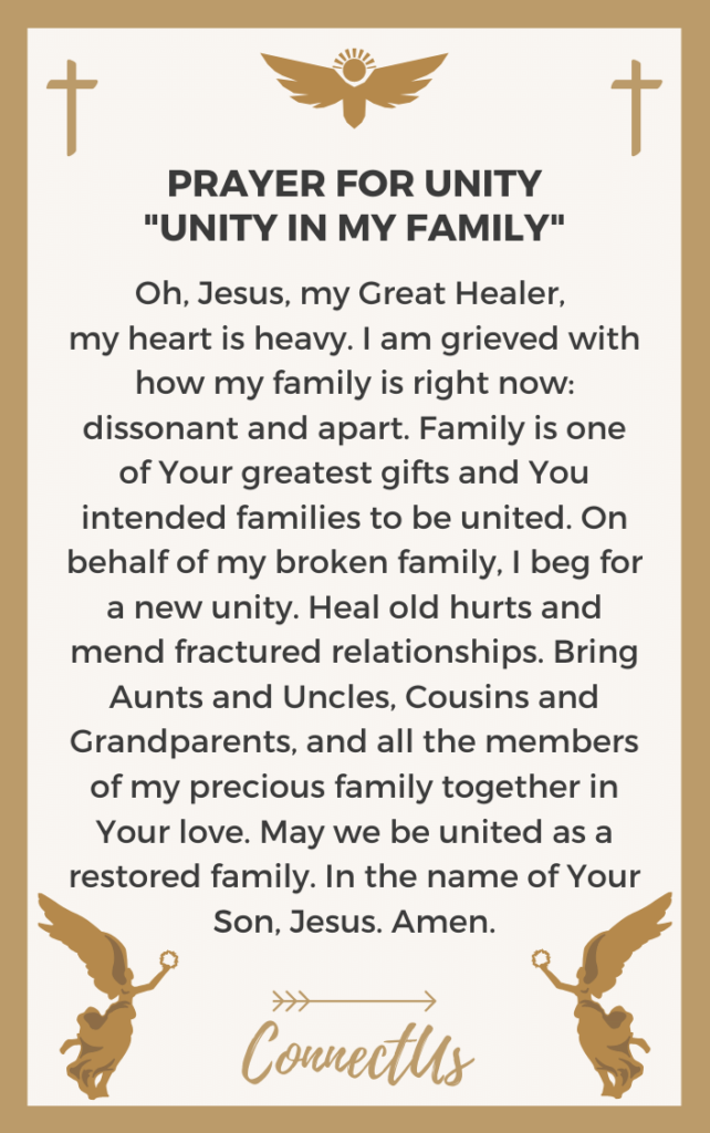 10 Powerful Prayers for Unity – ConnectUS