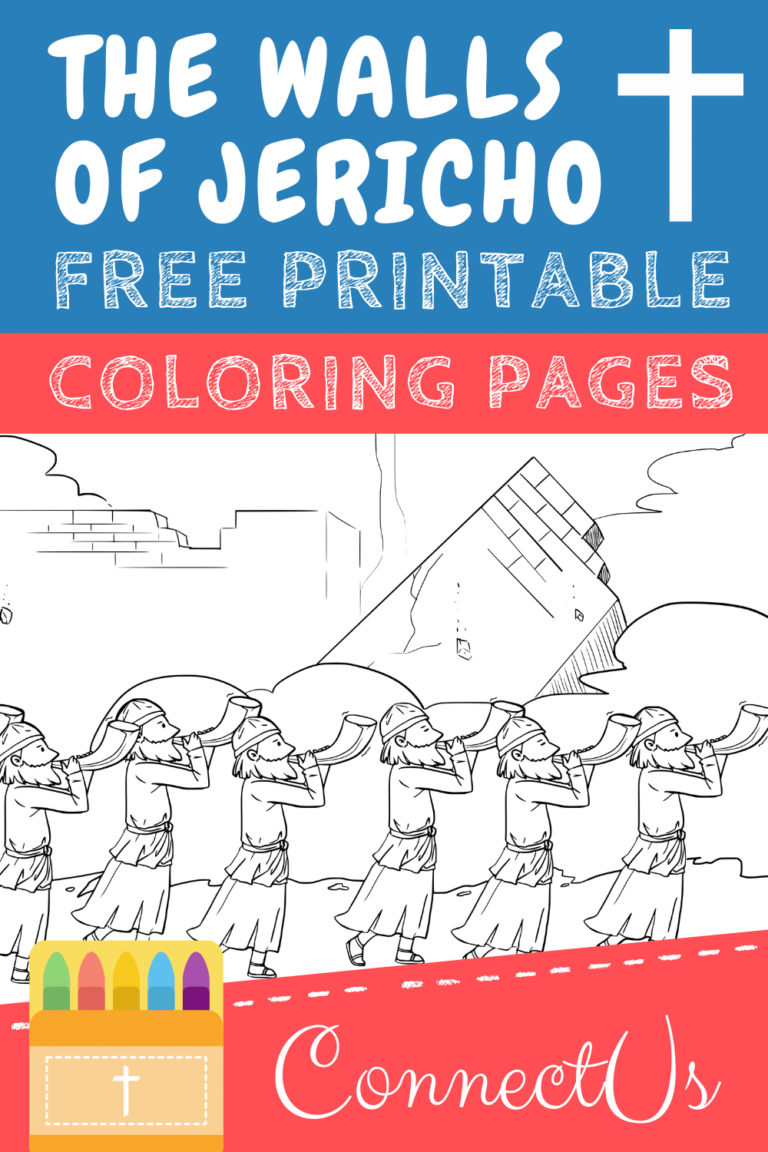 Free Walls of Jericho Coloring Pages for Kids (Printable PDFs) – ConnectUS