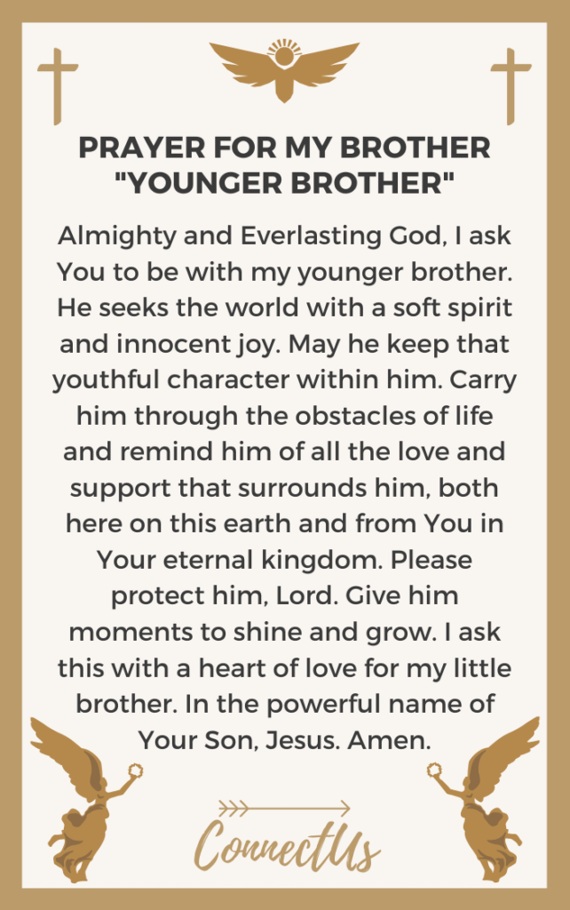 10 Powerful Prayers for My Brother – ConnectUS