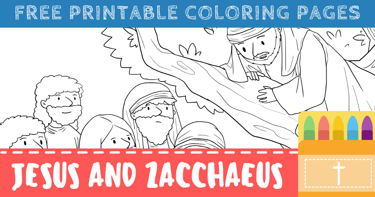 Download Free Printable Zacchaeus Coloring Pages For Kids Connectus