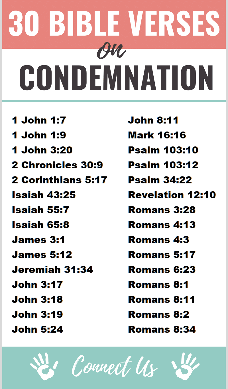 Bible Verses on Condemnation