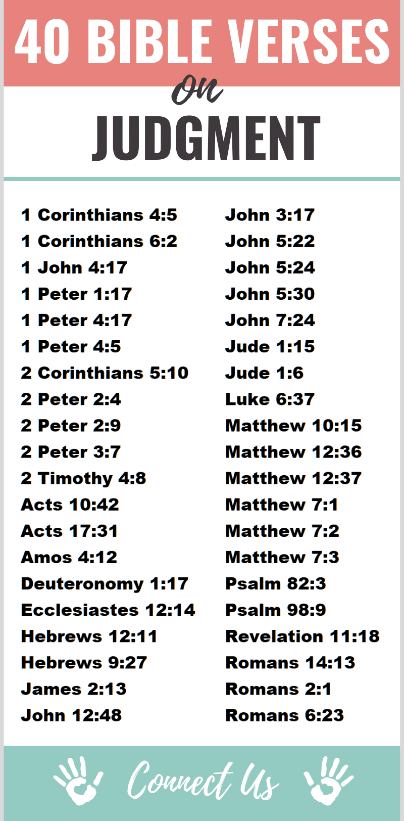 Bible Verses on Judgment