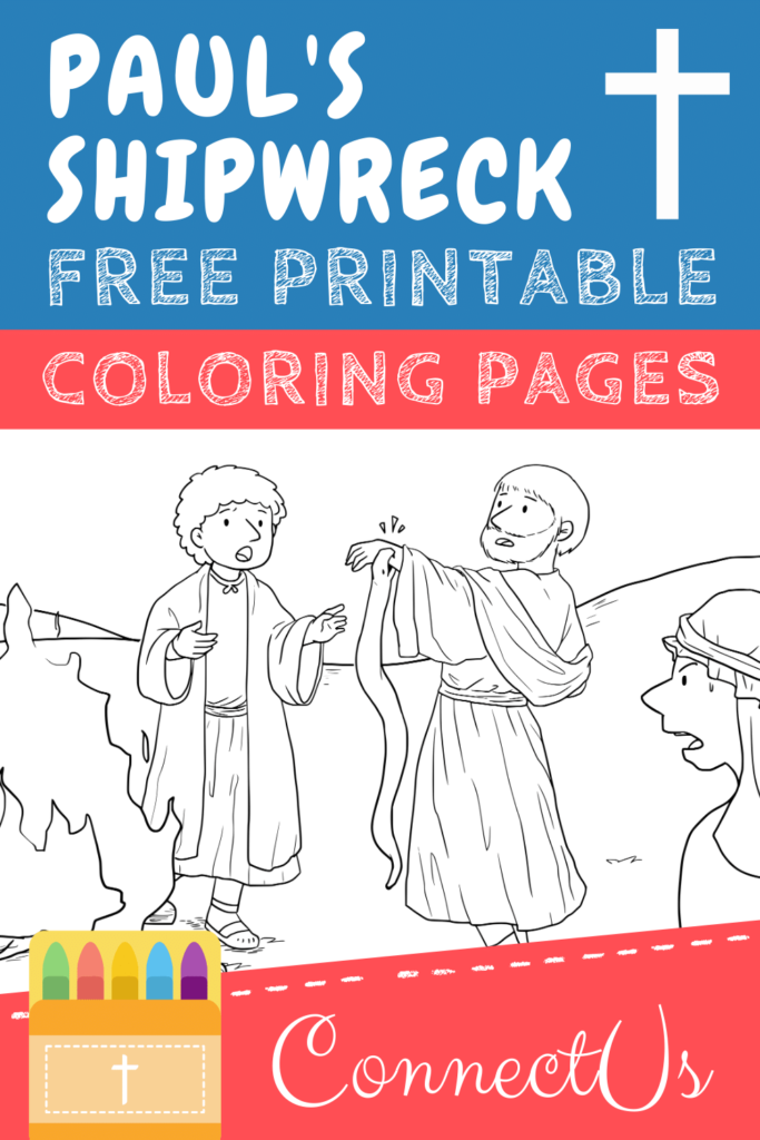 Paul Shipwrecked Coloring Pages for Kids (Free Printables) ConnectUS