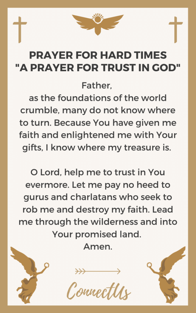 20 Powerful Prayers for Hard Times – ConnectUS