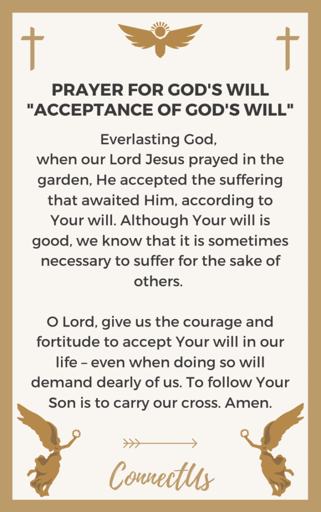 10 Powerful Prayers for God’s Will – ConnectUS