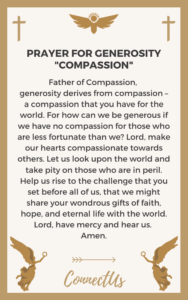 10 Powerful Prayers For Generosity – ConnectUS