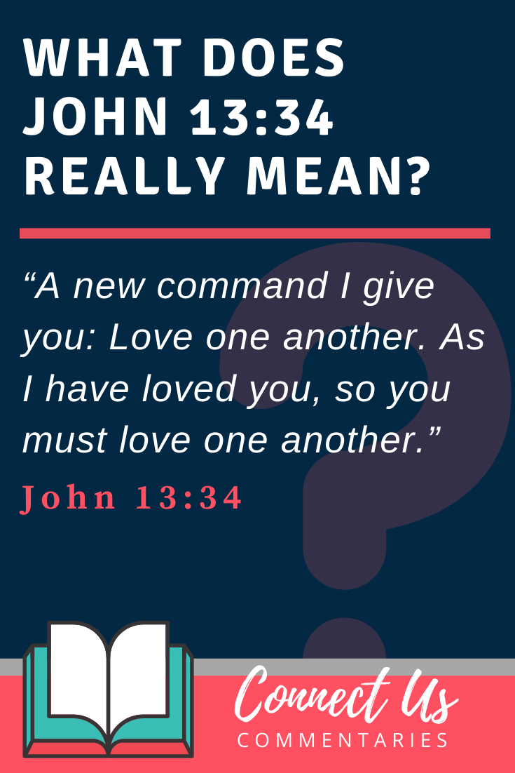John 13:34 Meaning and Commentary