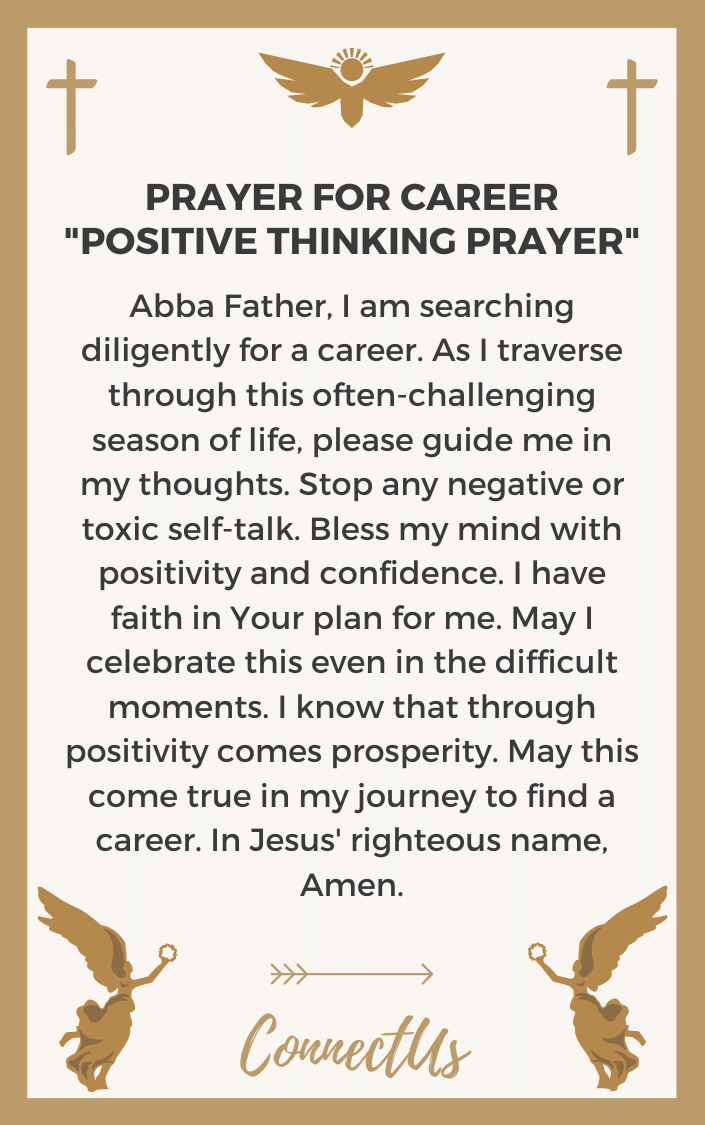 10 Inspirational Prayers for Career Guidance – ConnectUS