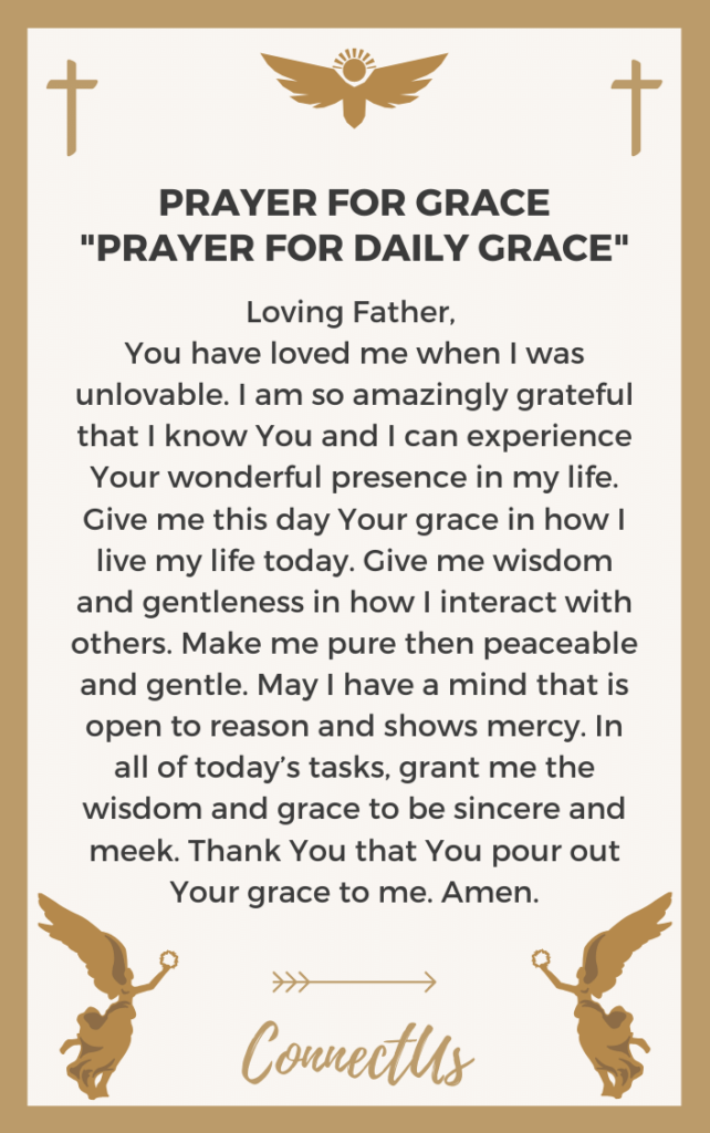 25 Powerful Prayers For Grace Connectus