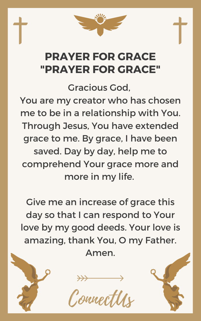 25 Powerful Prayers for Grace – ConnectUS