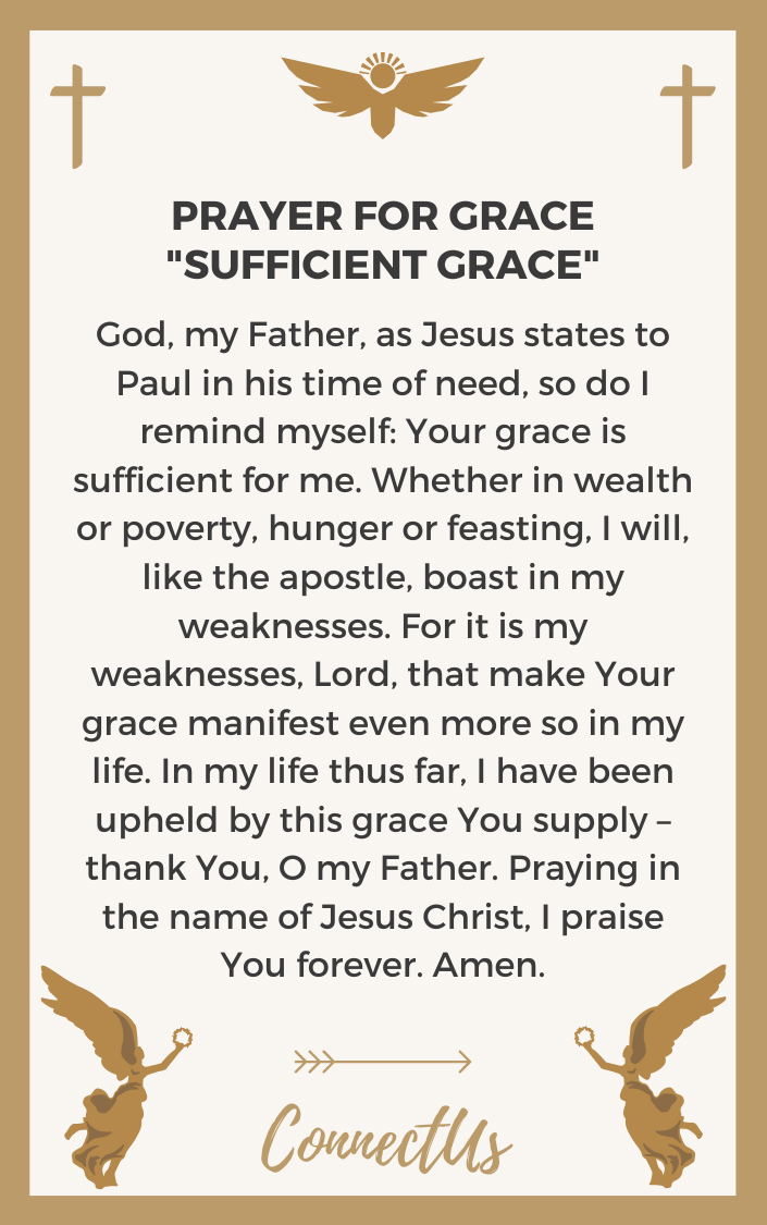 25 Powerful Prayers for Grace – ConnectUS