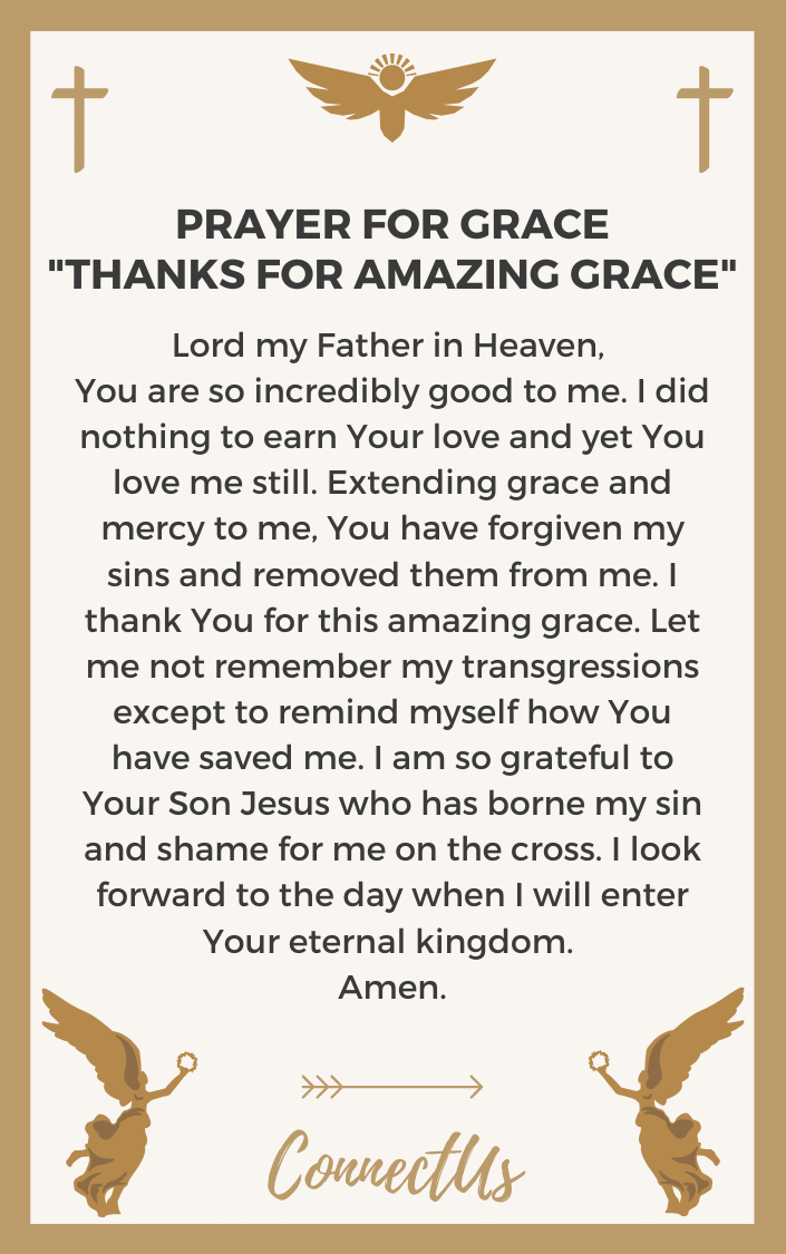 25 Powerful Prayers for Grace – ConnectUS