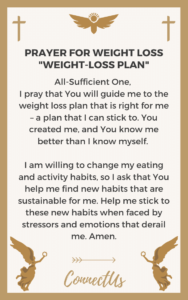 24 Strong Prayers for Weight Loss – ConnectUS