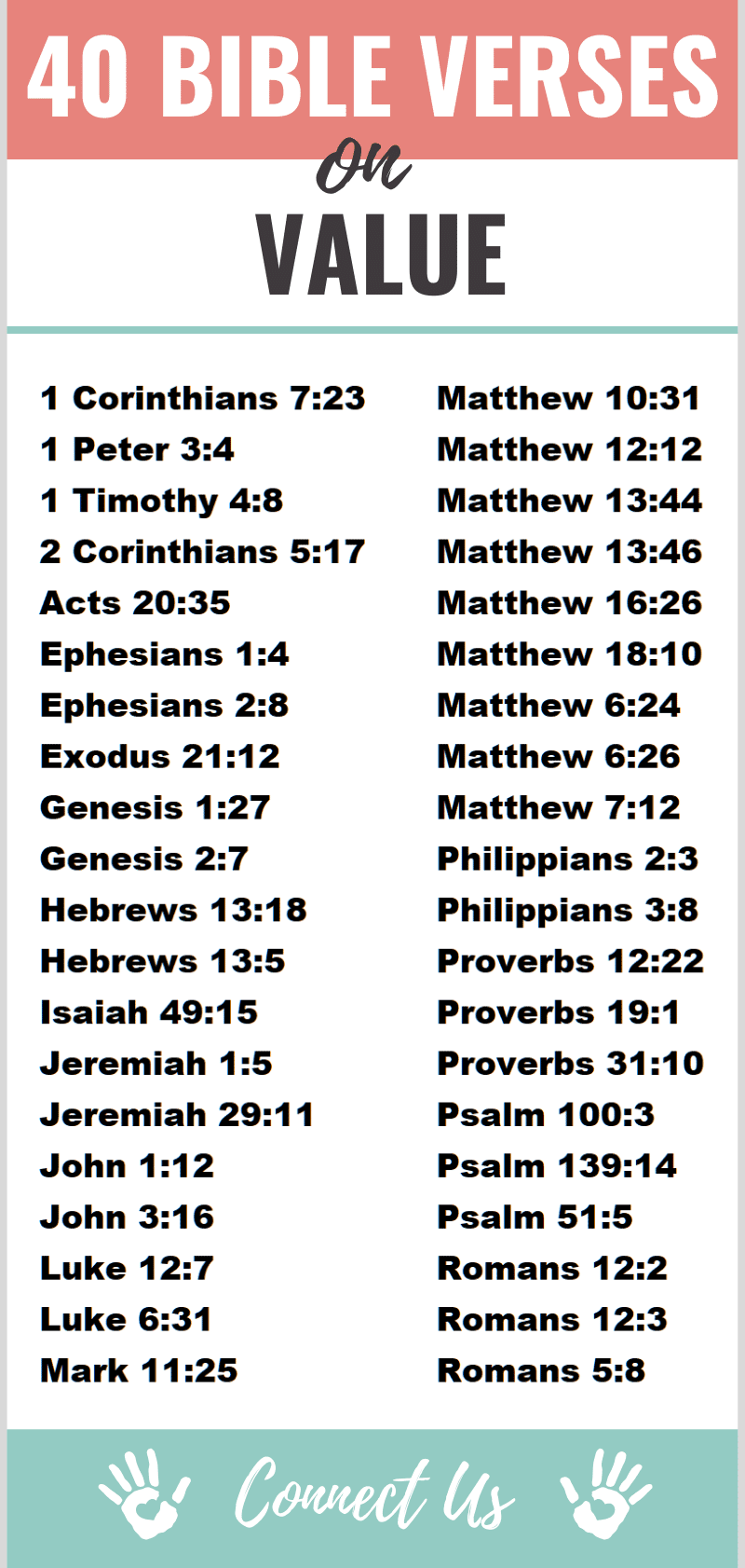 Bible Verses on Value