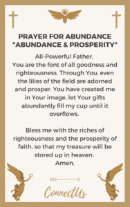 abundance prosperity wealth