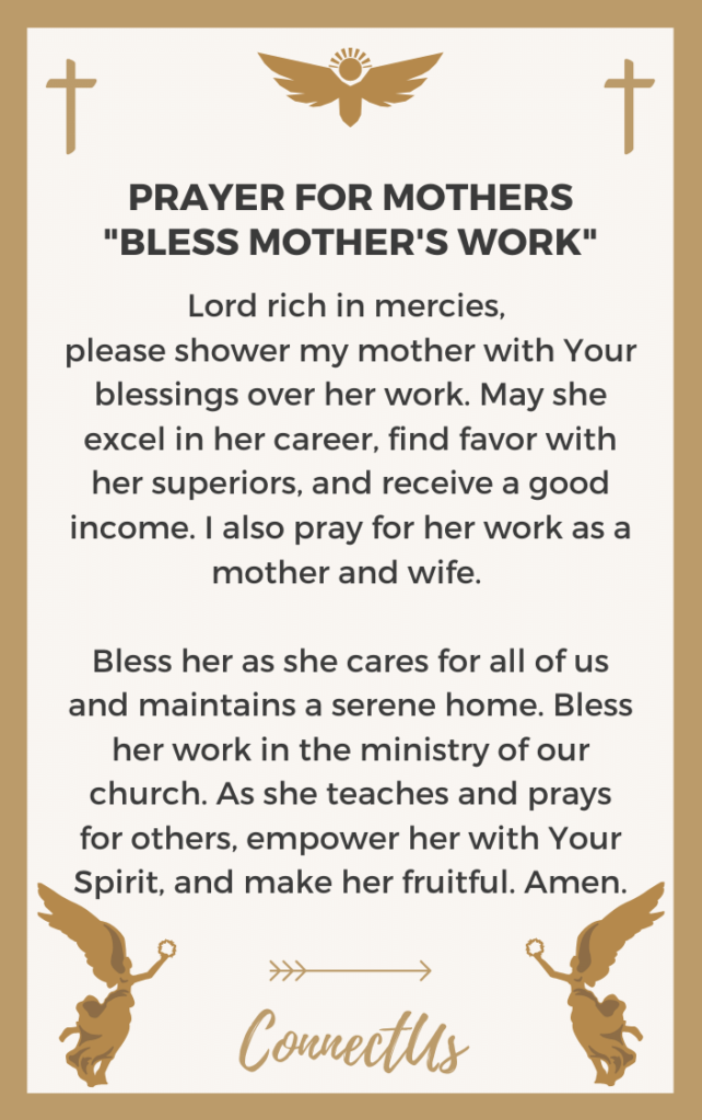 10 Powerful Prayers for Mothers – ConnectUS