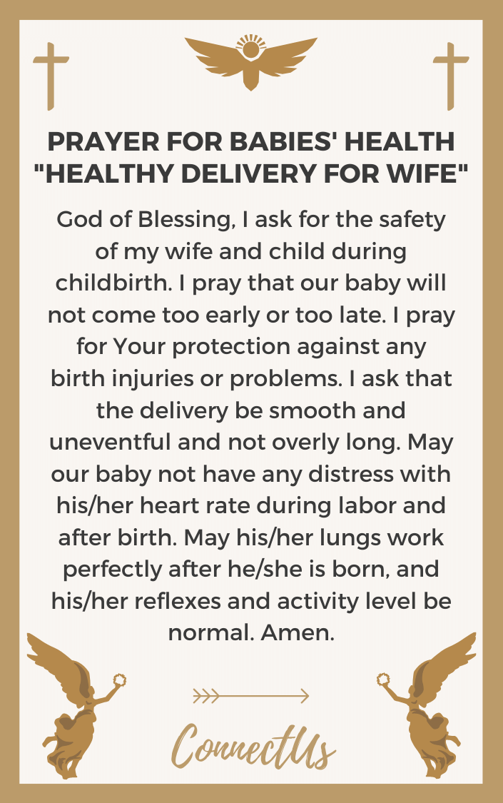 childbirth prayer for safe labor and delivery - Kimiko Mata