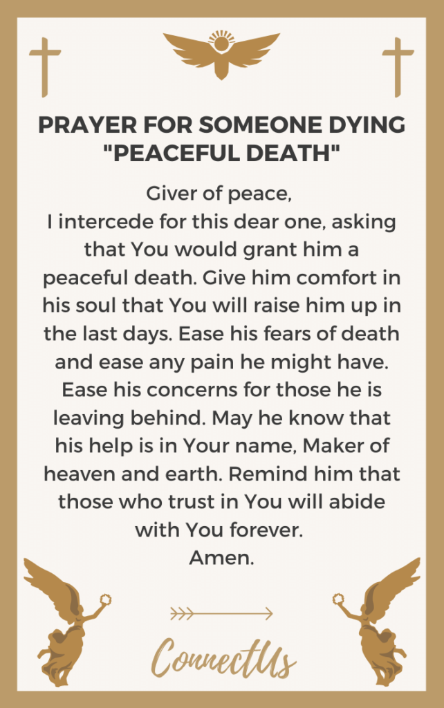 10 Powerful Prayers for Someone Dying – ConnectUS