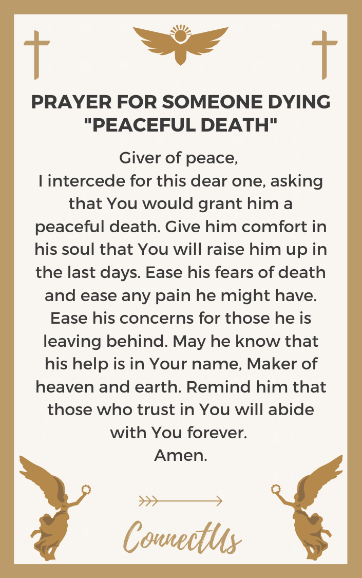 10 Powerful Prayers for Someone Dying – ConnectUS