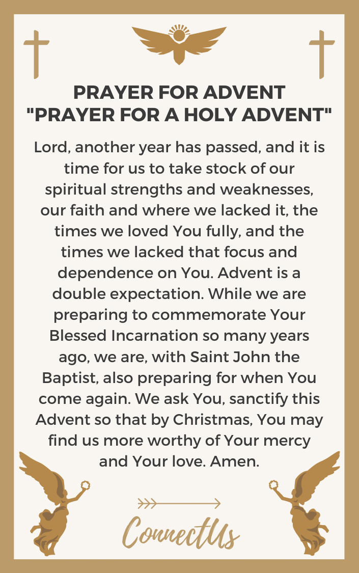 10 Strong Prayers for Advent – ConnectUS