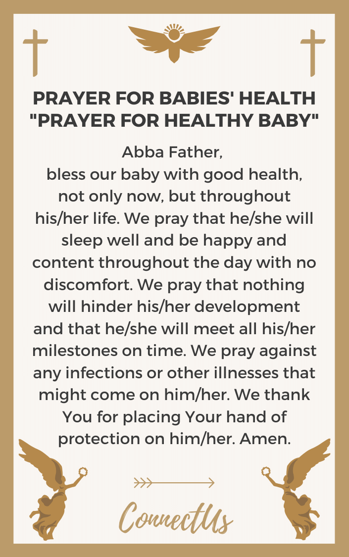 25 Strong Prayers for Babies’ Health – ConnectUS