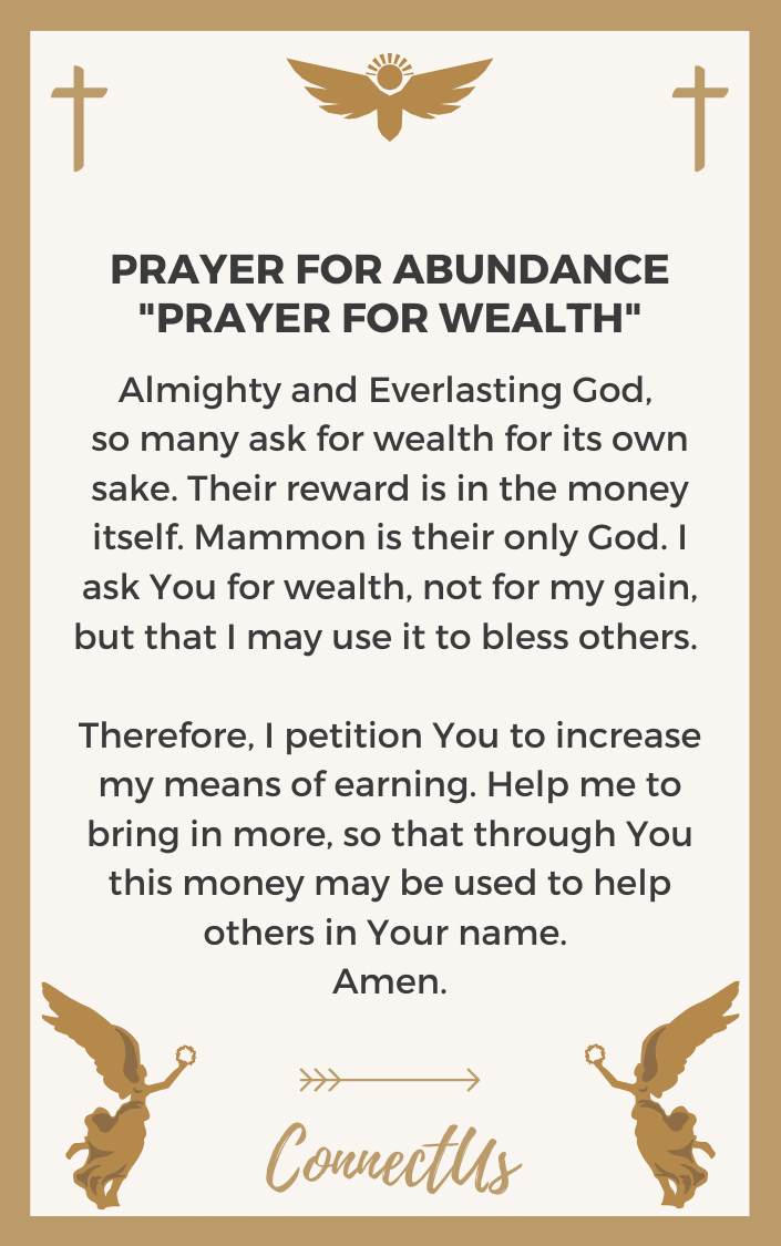 10 Strong Prayers for Abundance and Prosperity – ConnectUS