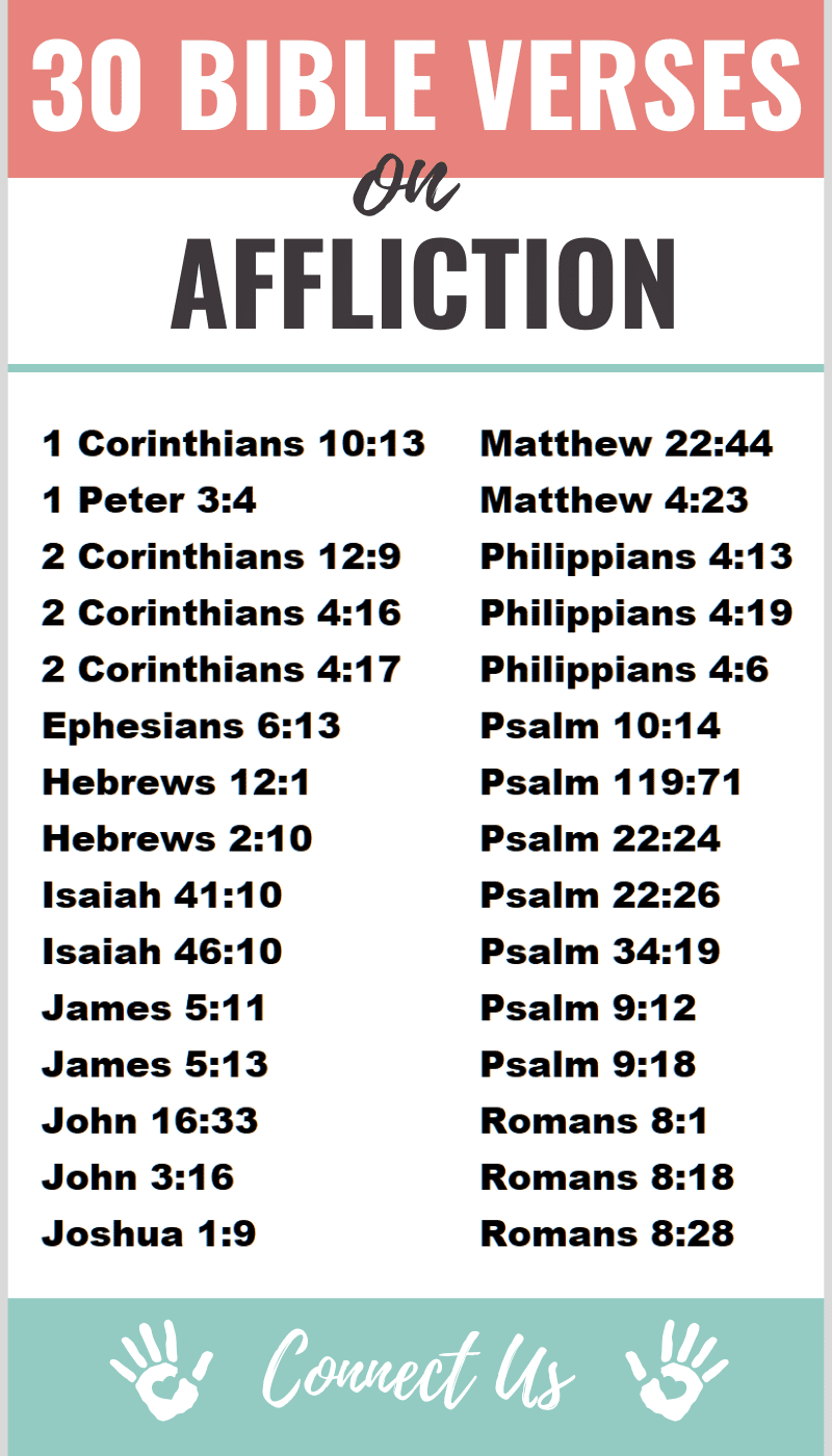 Bible Verses on Affliction