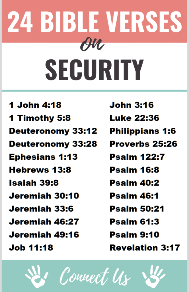 25 Powerful Bible Scriptures on Security ConnectUS