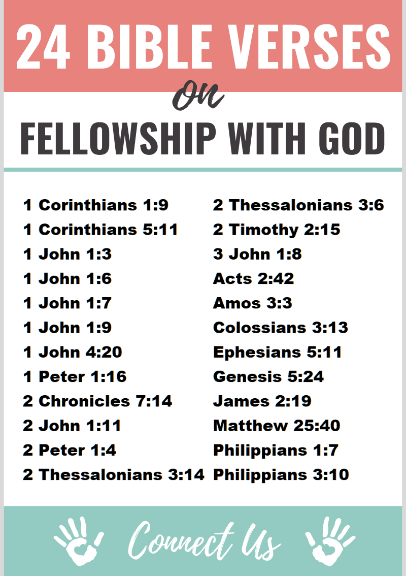 Bible Verses on Fellowship with God