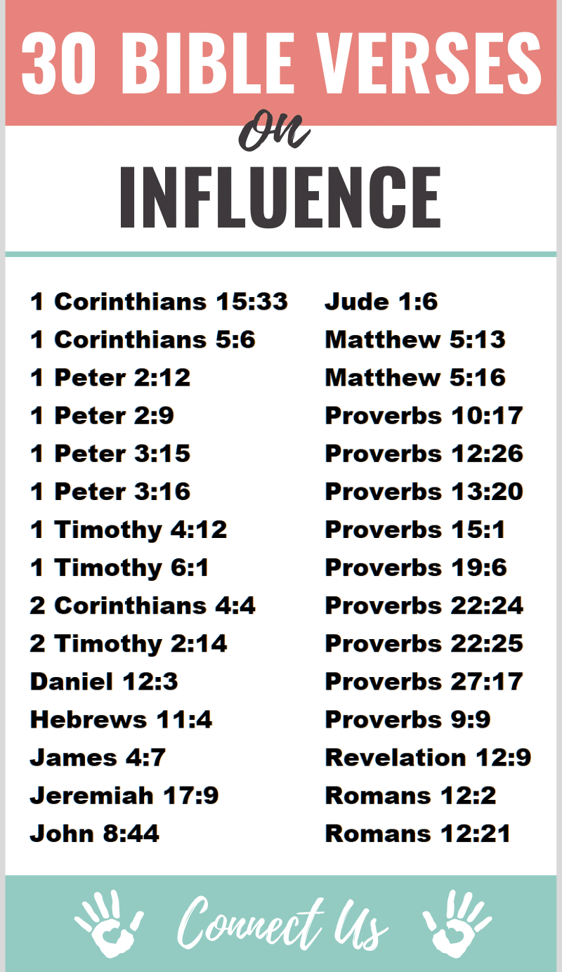 Bible Verses on Influence