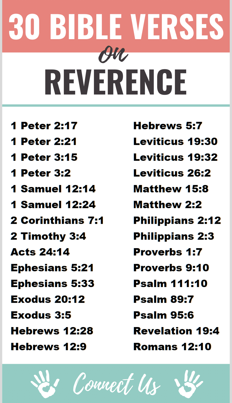 Bible Verses on Reverence