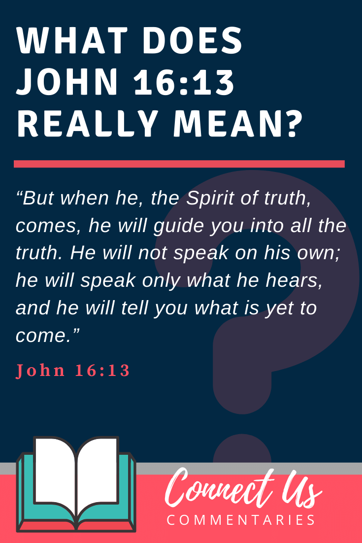John 16:13 Meaning and Commentary